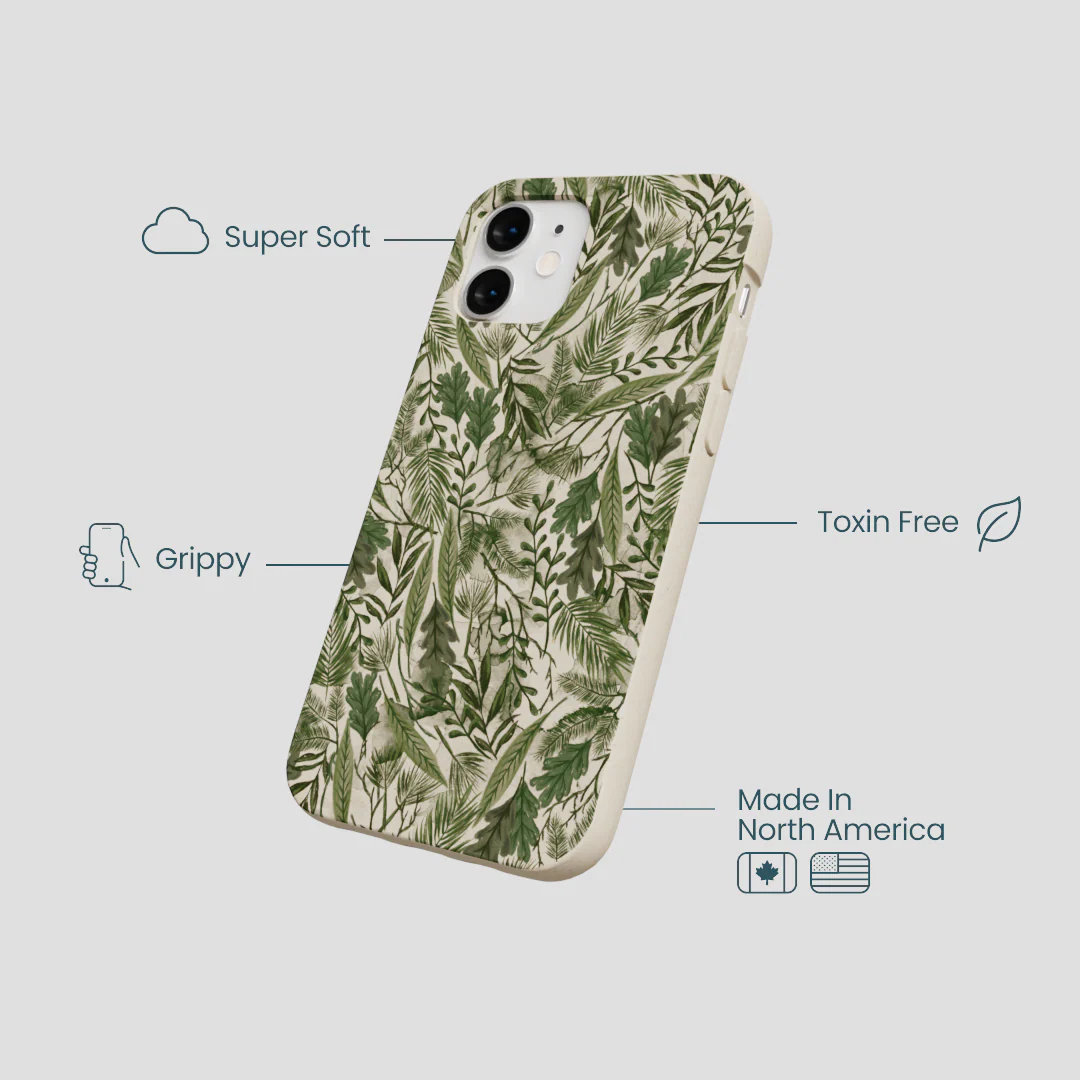 London Fog Leaf Camo iPhone 12 Mini Case - Image 4