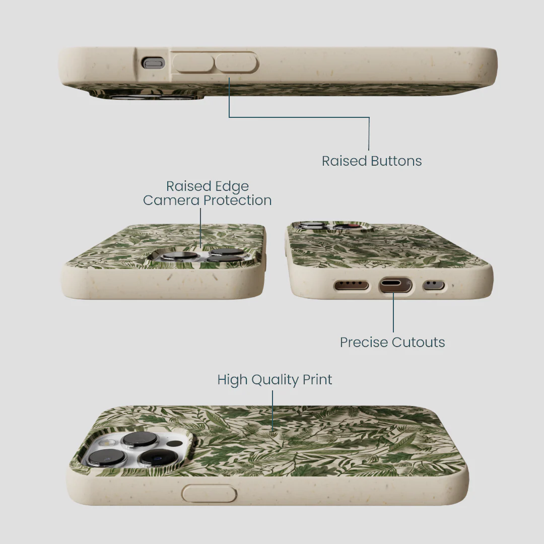 London Fog Leaf Camo iPhone 13 Pro Max Case - Image 3