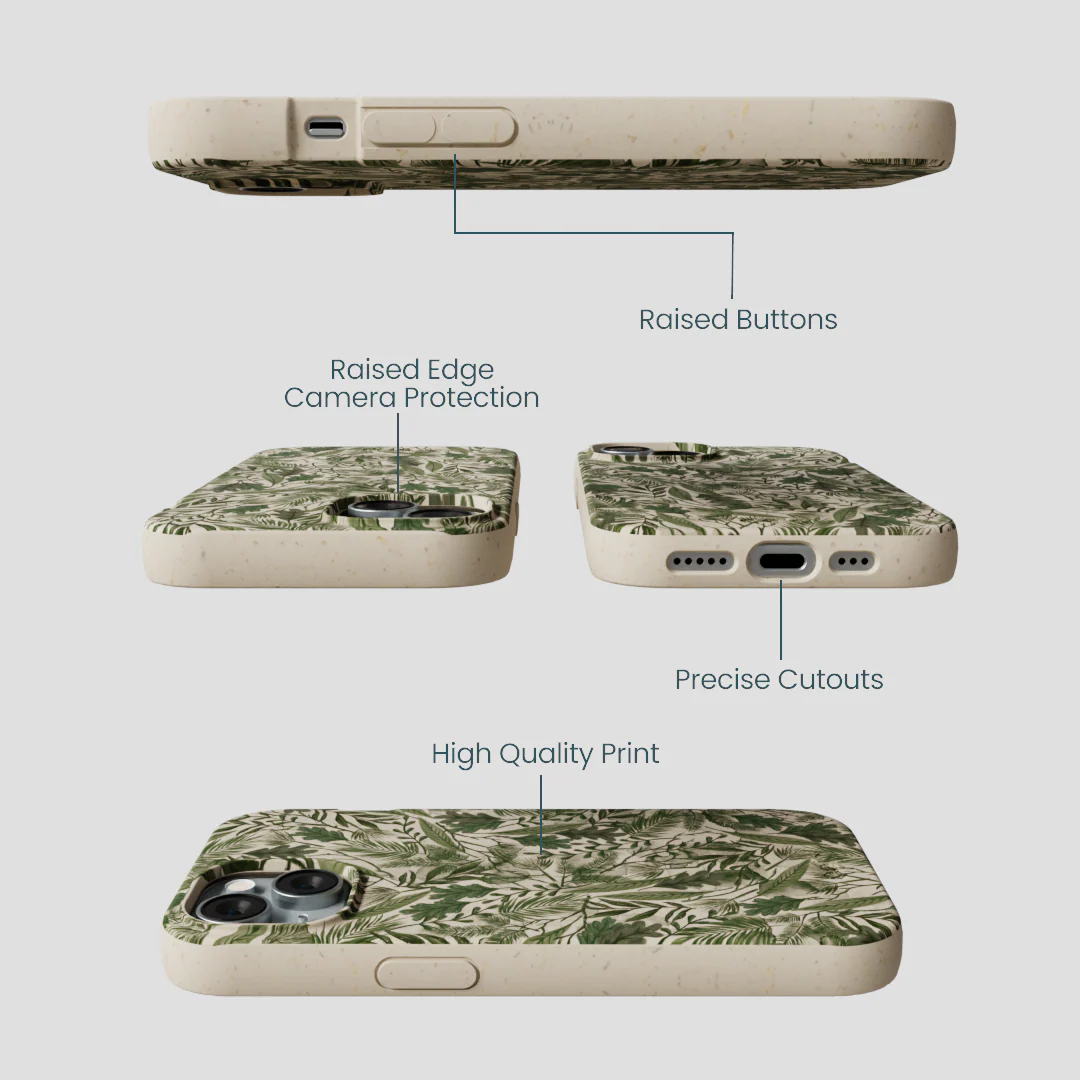 London Fog Leaf Camo iPhone 14 Case - Image 3