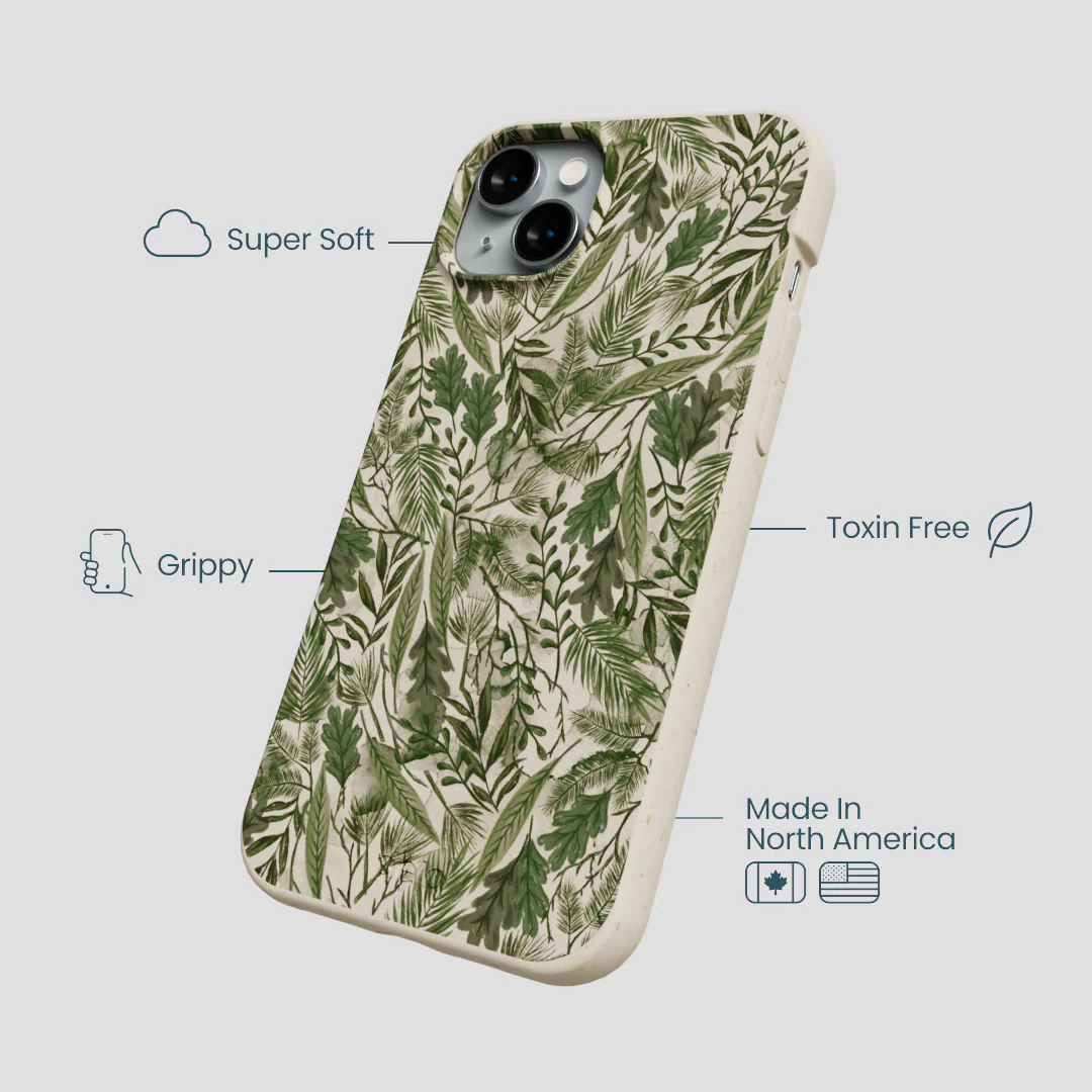 London Fog Leaf Camo iPhone 14 Plus Case - Image 4