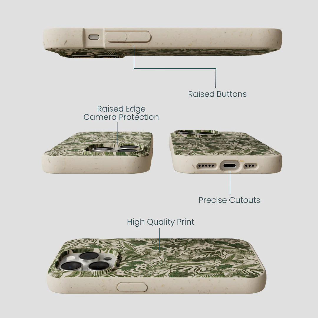 London Fog Leaf Camo iPhone 14 Pro Case - Image 3