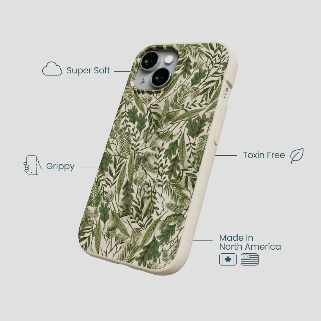 London Fog Leaf Camo iPhone 15 Case - Image 4