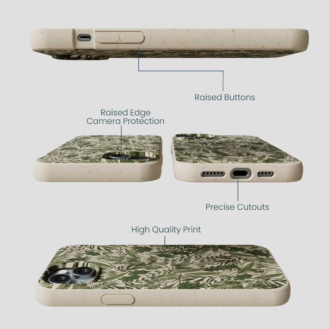London Fog Leaf Camo iPhone 15 Plus Case - Image 3