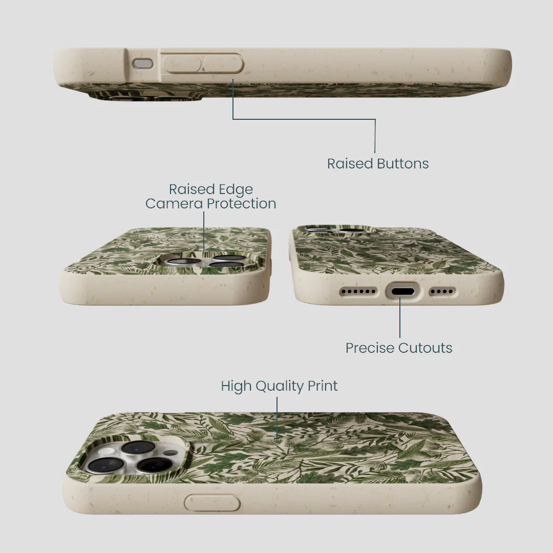 London Fog Leaf Camo iPhone 15 Pro Max Case - Image 3