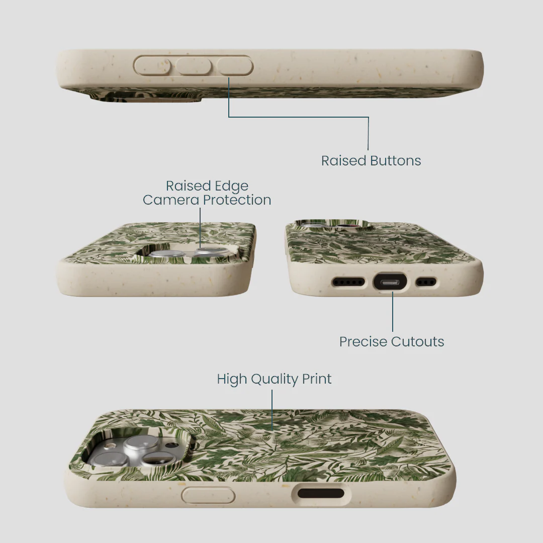 London Fog Leaf Camo iPhone 16 Pro Case - Image 3