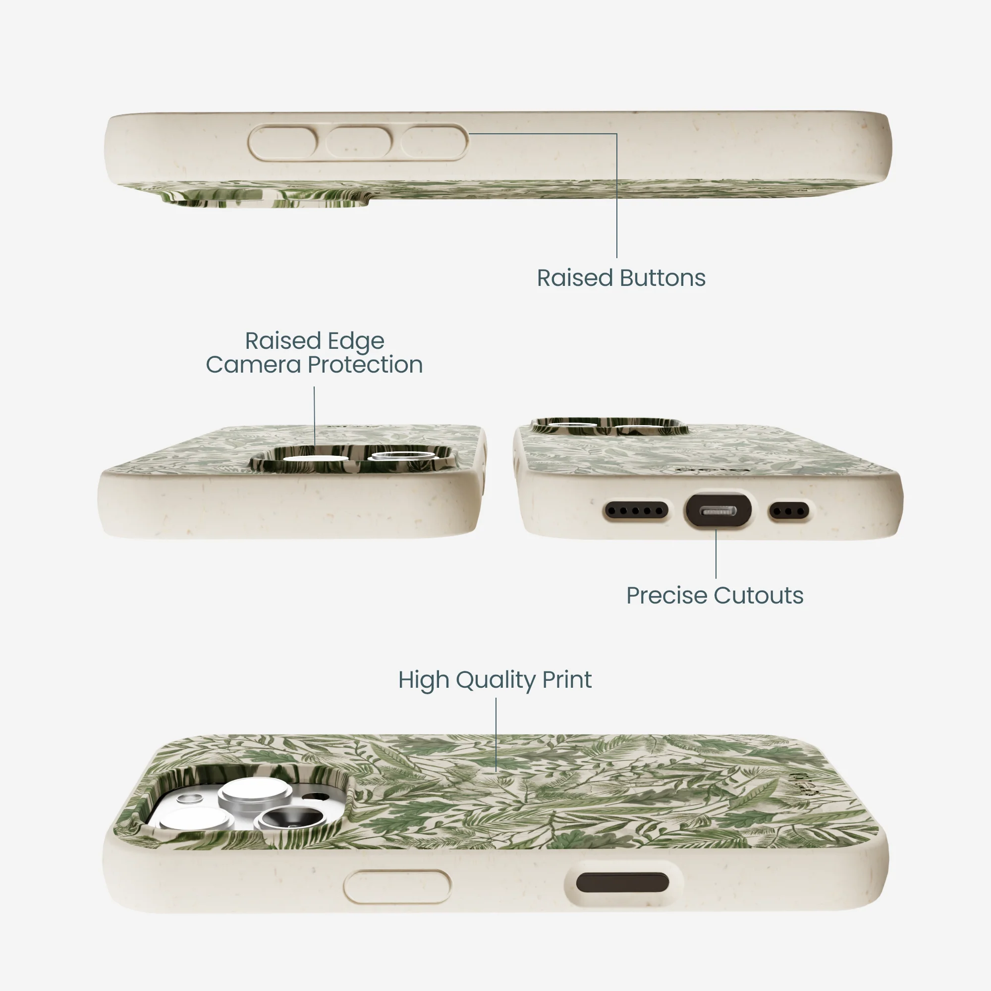 London Fog Leaf Camo iPhone 16 Pro Max Case - Image 3