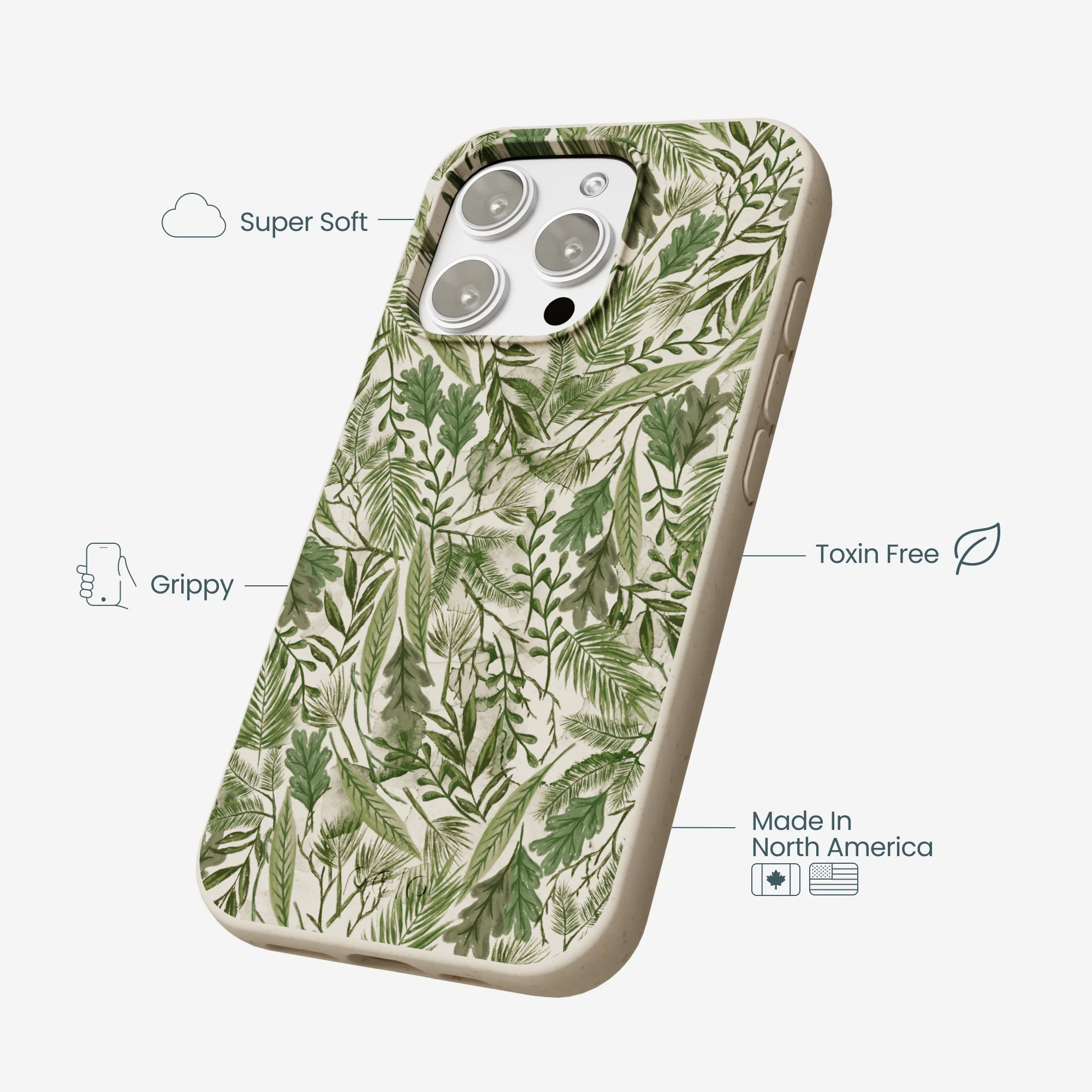 London Fog Leaf Camo iPhone 16 Pro Max Case - Image 4