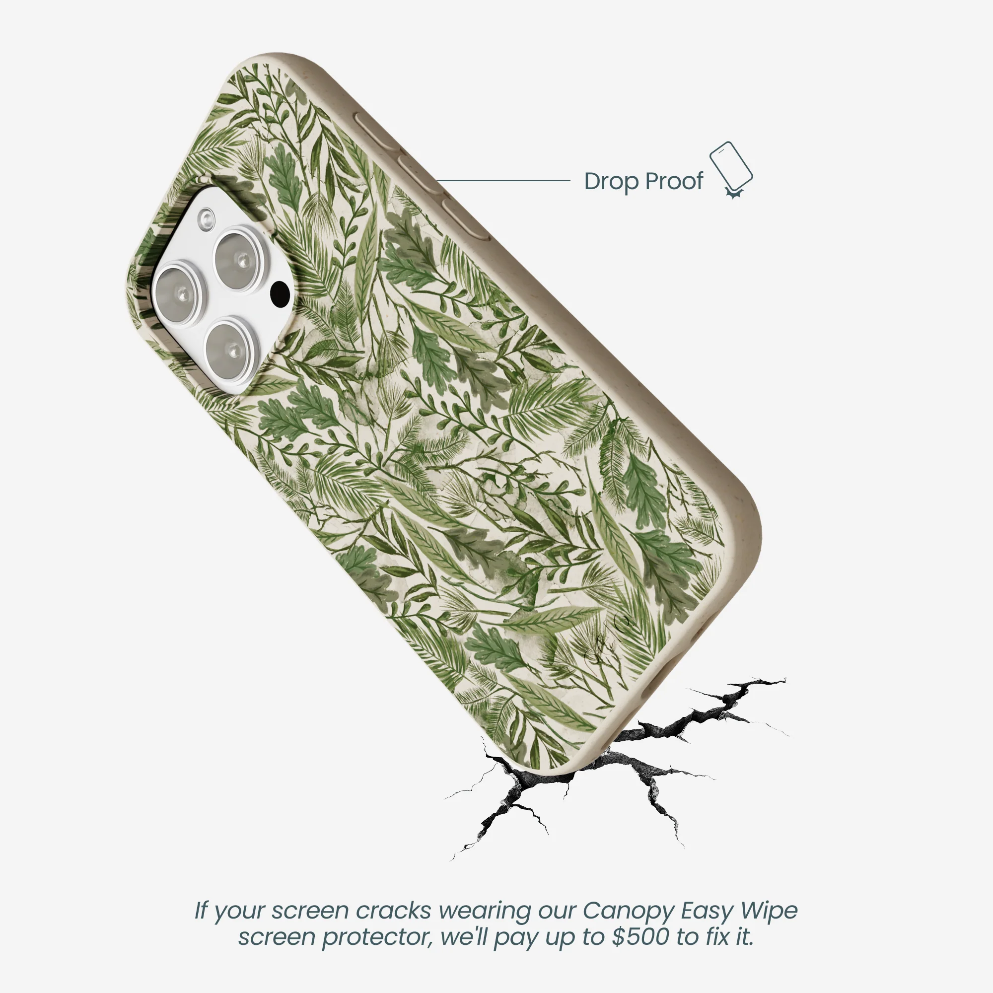 London Fog Leaf Camo iPhone 16 Pro Max Case - Image 5