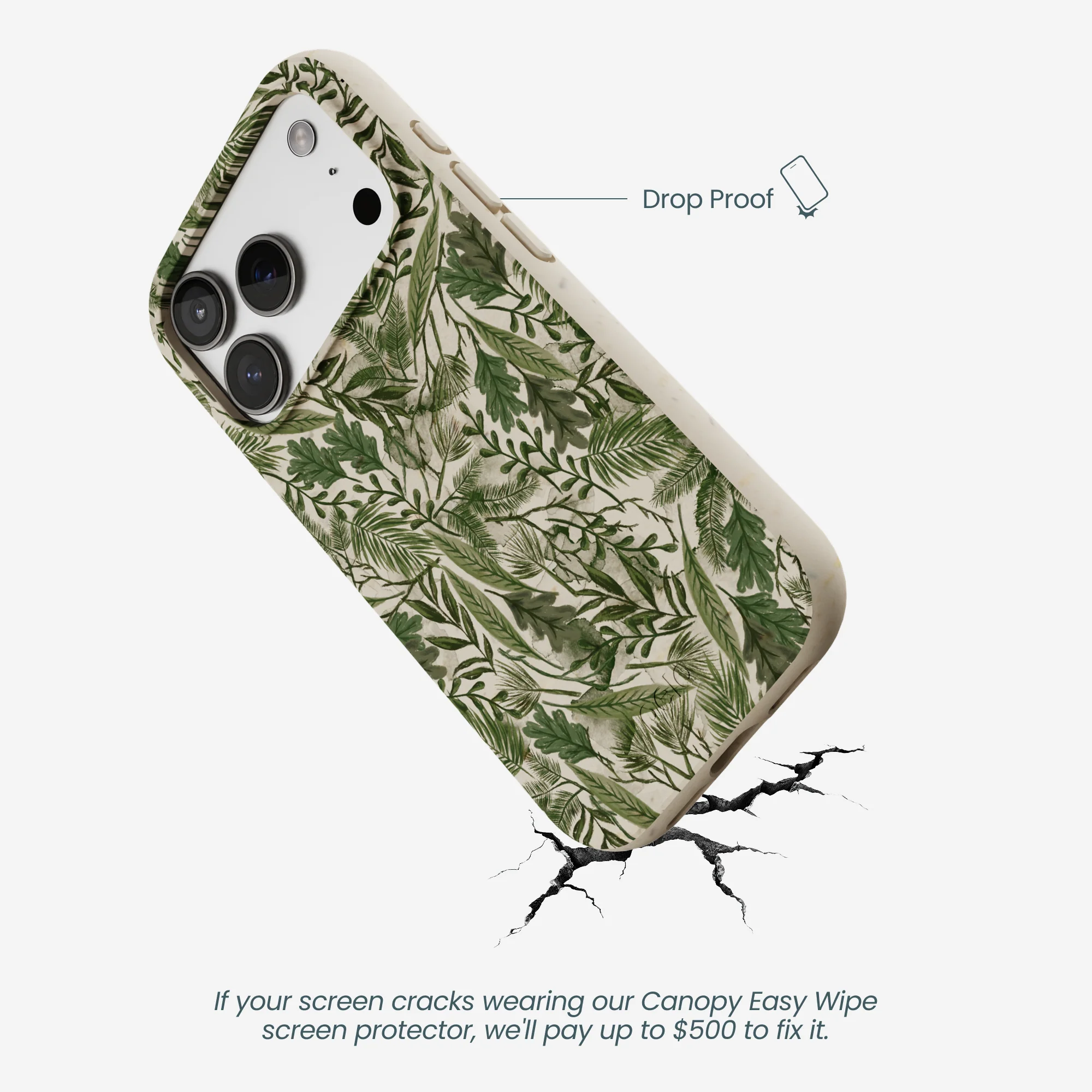 London Fog Leaf Camo iPhone 17 Pro Case - Image 5