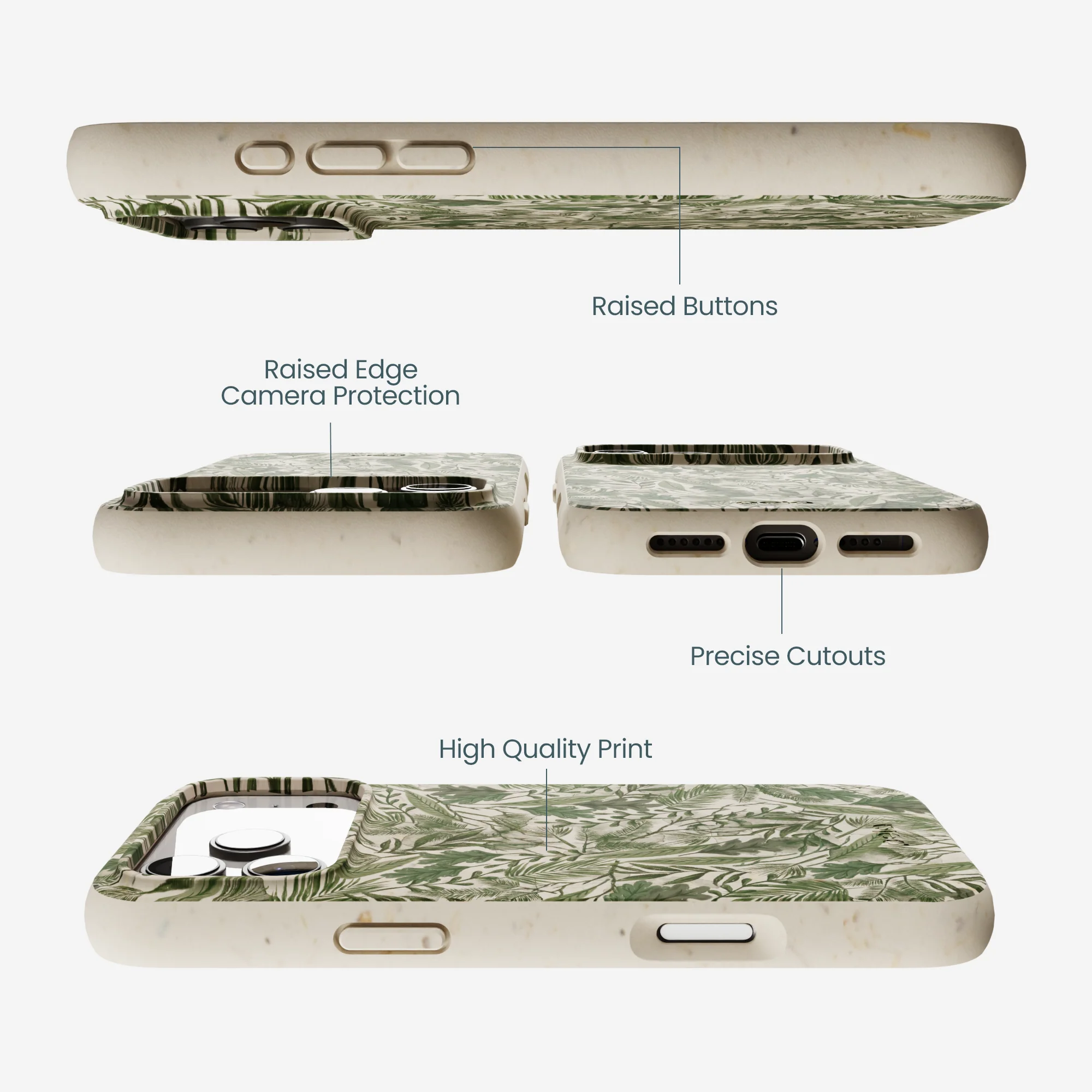 London Fog Leaf Camo iPhone 17 Pro Max Case - Image 3