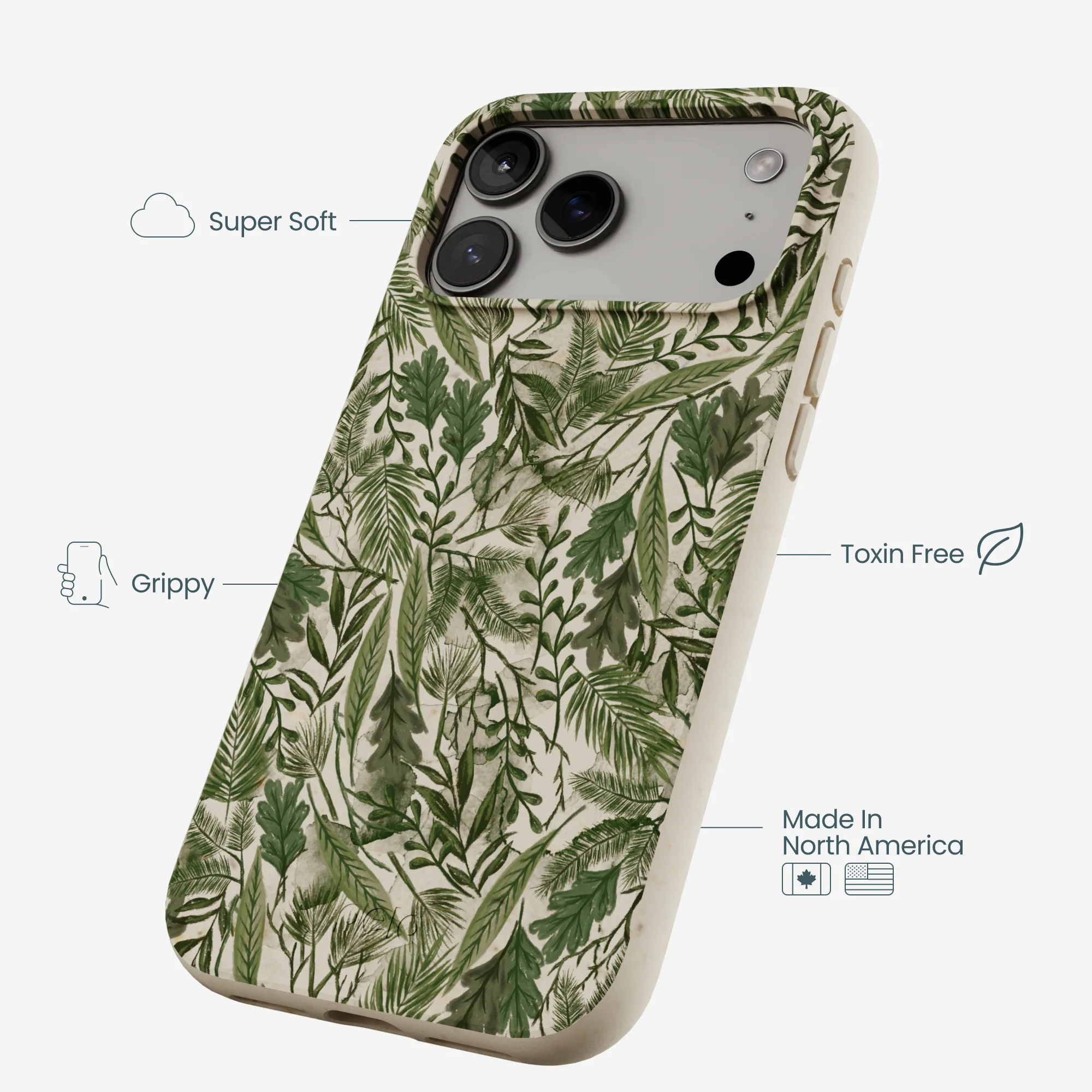 London Fog Leaf Camo iPhone 17 Pro Max Case - Image 4