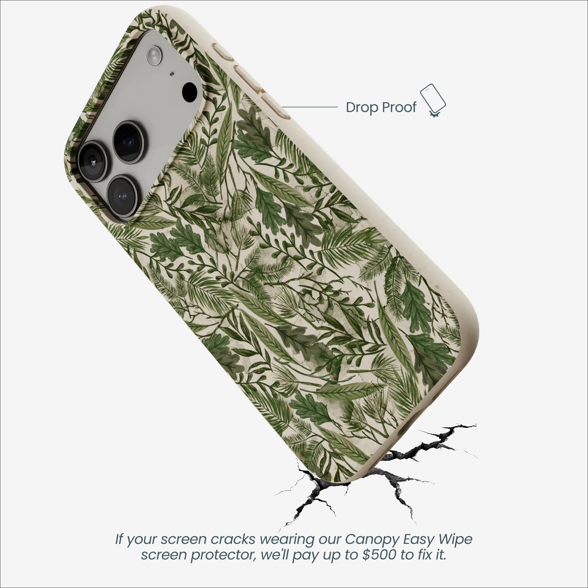 London Fog Leaf Camo iPhone 17 Pro Max Case - Image 5