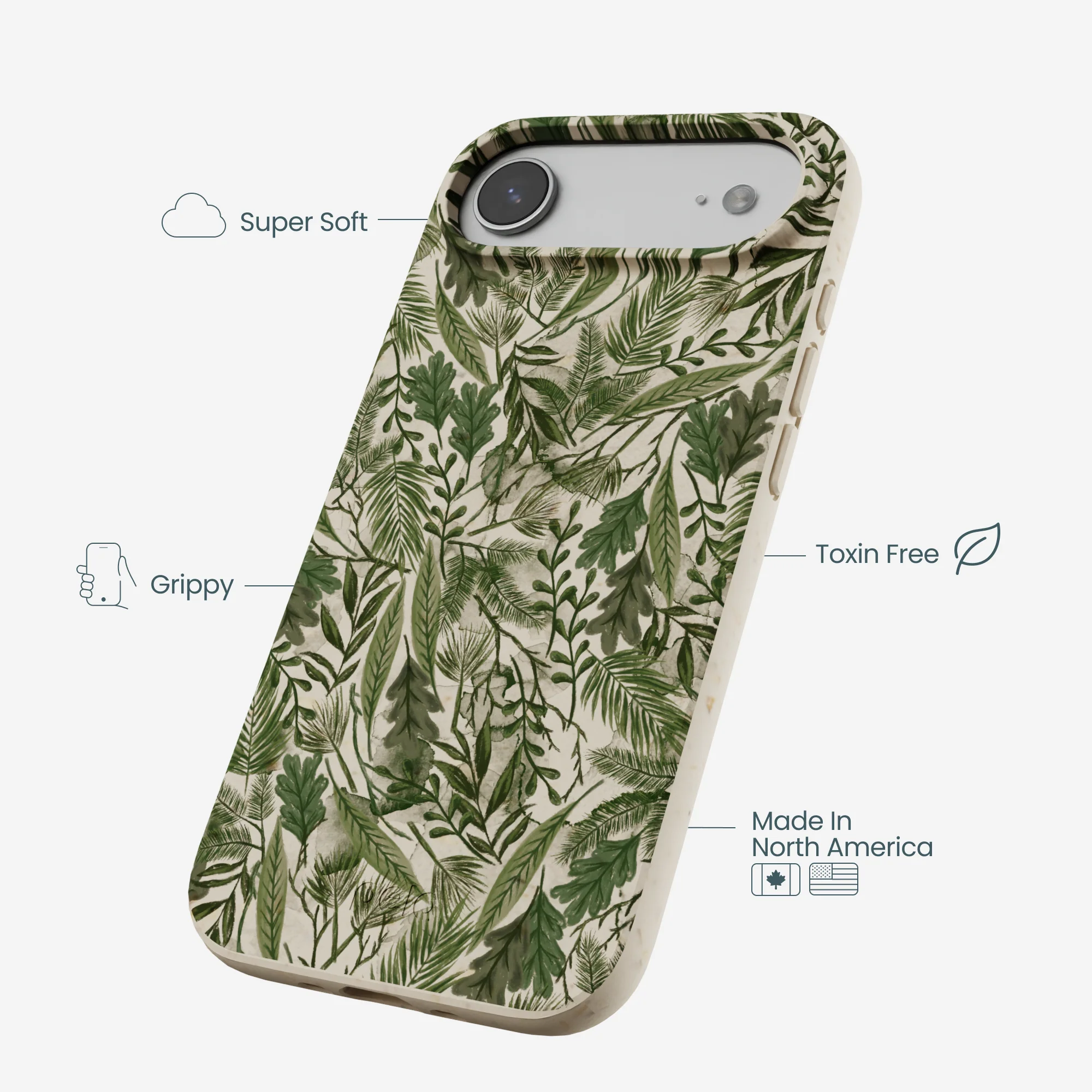 London Fog Leaf Camo iPhone Air Case - Image 4