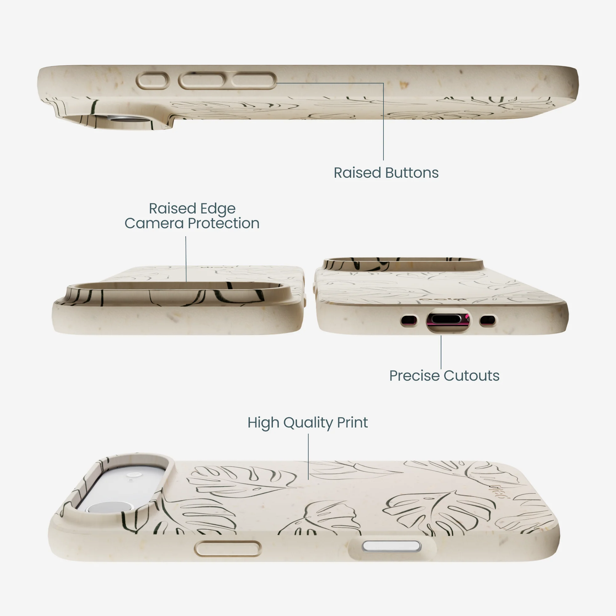 London Fog Leaf Lines iPhone Air Case - Image 3