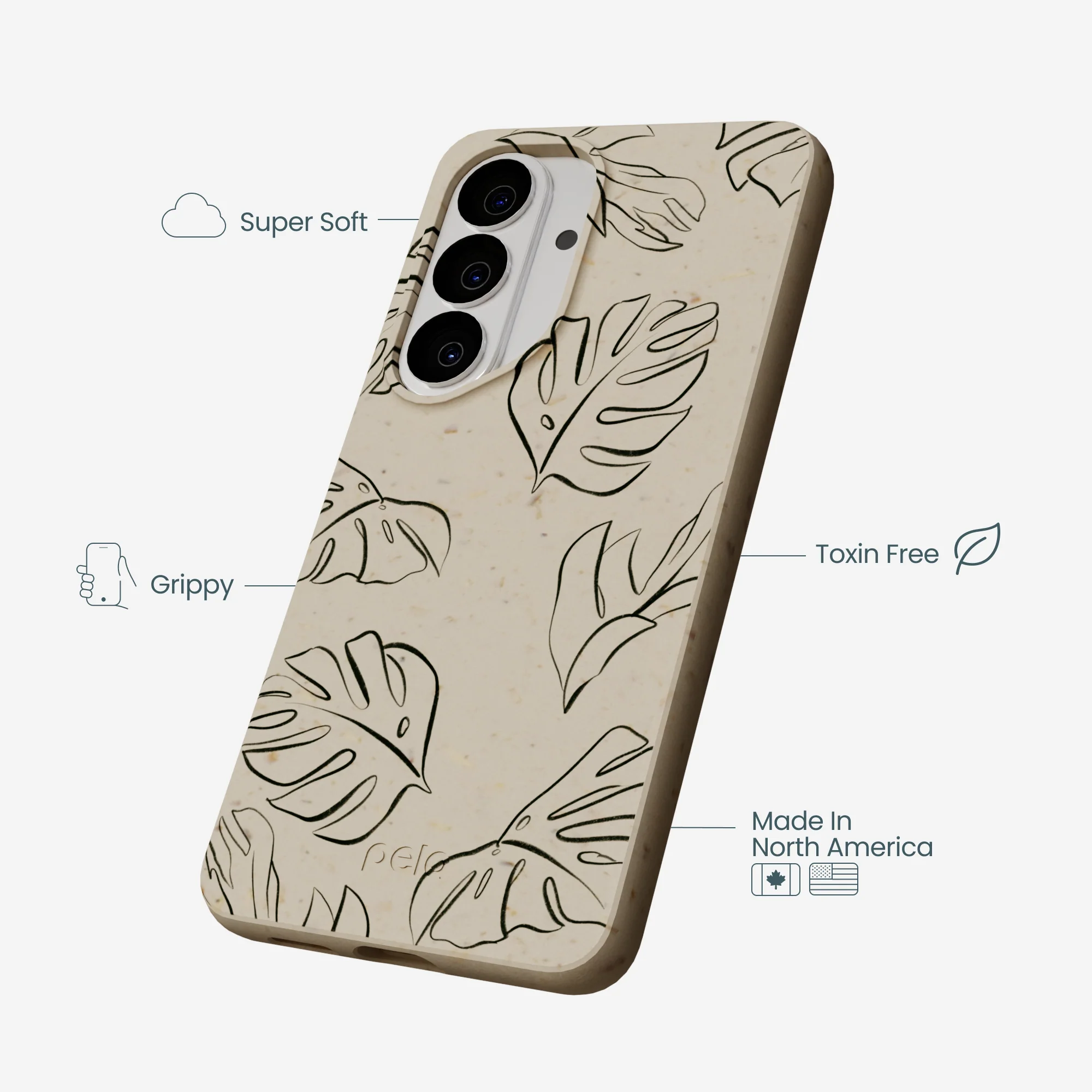 London Fog Leaf Lines Samsung Galaxy S26 Case - Image 3