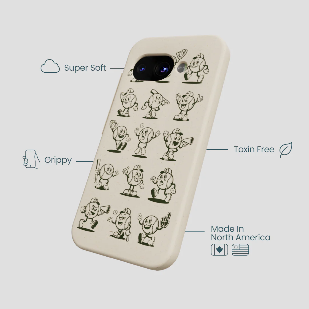 London Fog Lets Play Ball Google Pixel 9a Case - Image 3