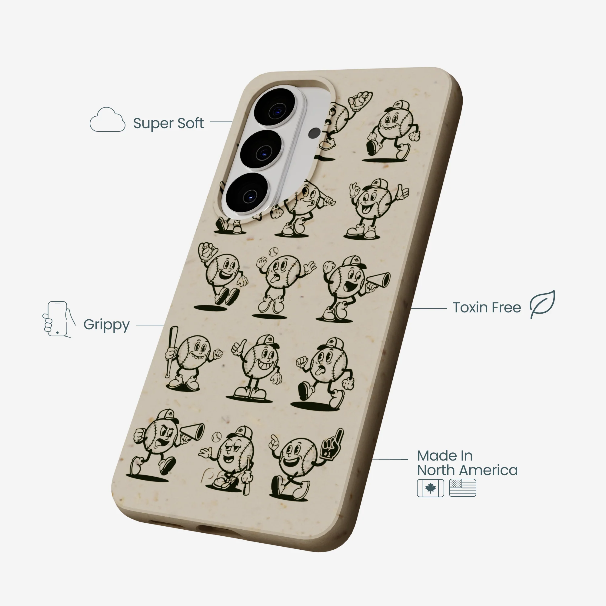 London Fog Lets Play Ball Samsung Galaxy S26 Case - Image 3