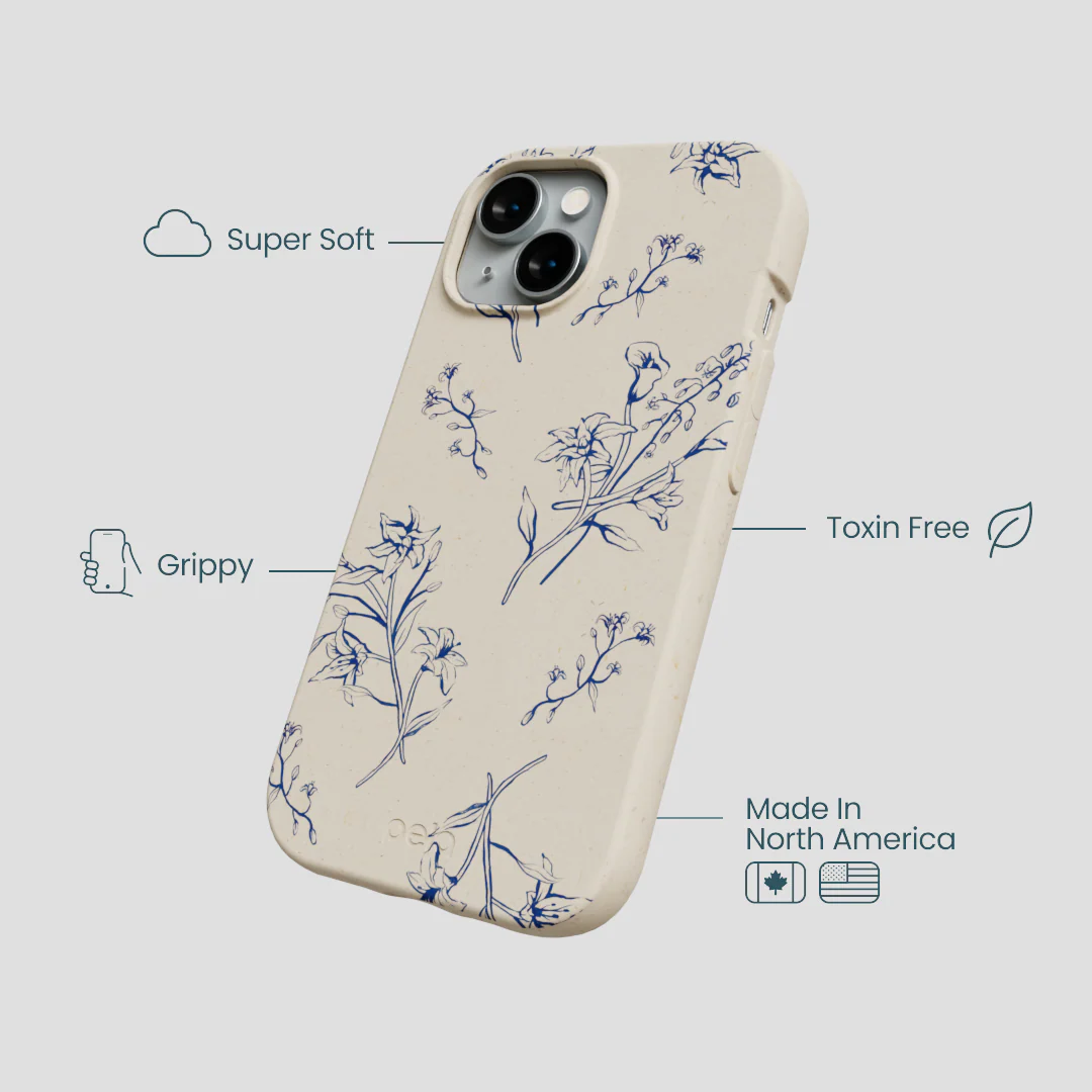 London Fog Lilies iPhone 14 Case - Image 3