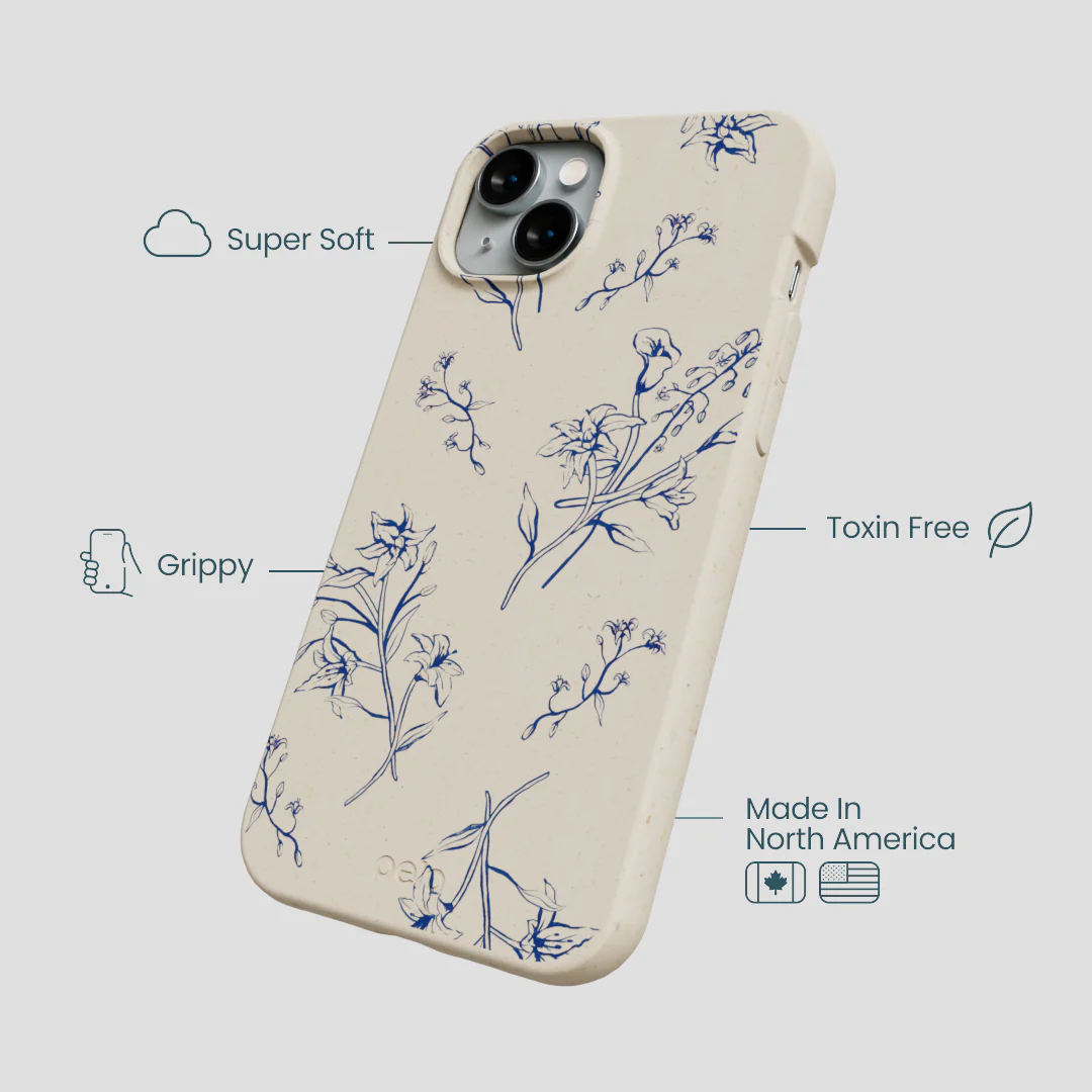 London Fog Lilies iPhone 14 Plus Case - Image 3