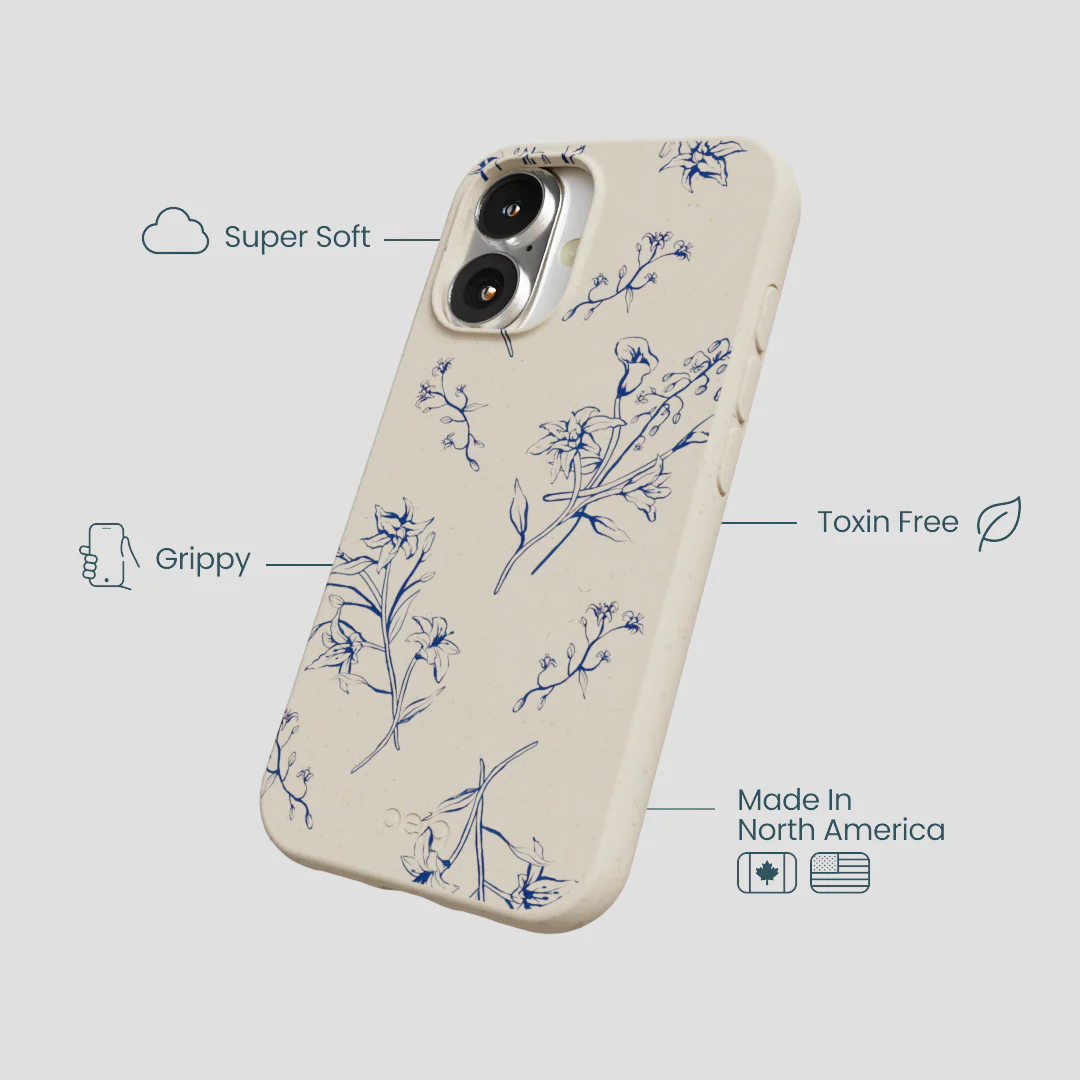 London Fog Lilies iPhone 16 Case - Image 3