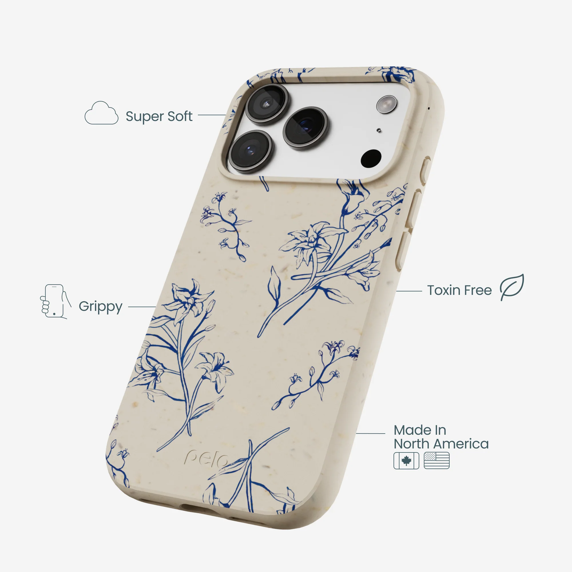 London Fog Lilies iPhone 17 Pro Case - Image 3