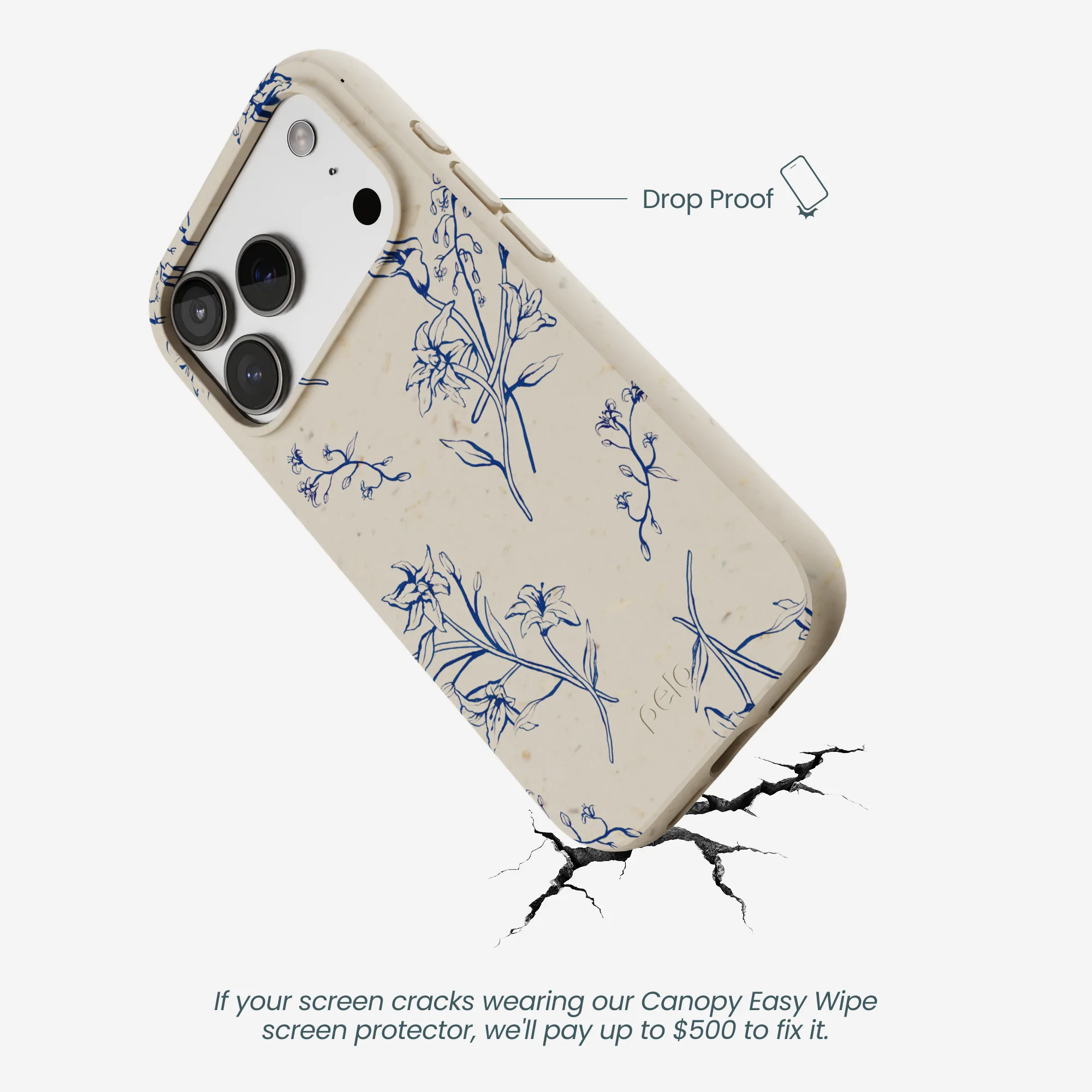 London Fog Lilies iPhone 17 Pro Case - Image 4