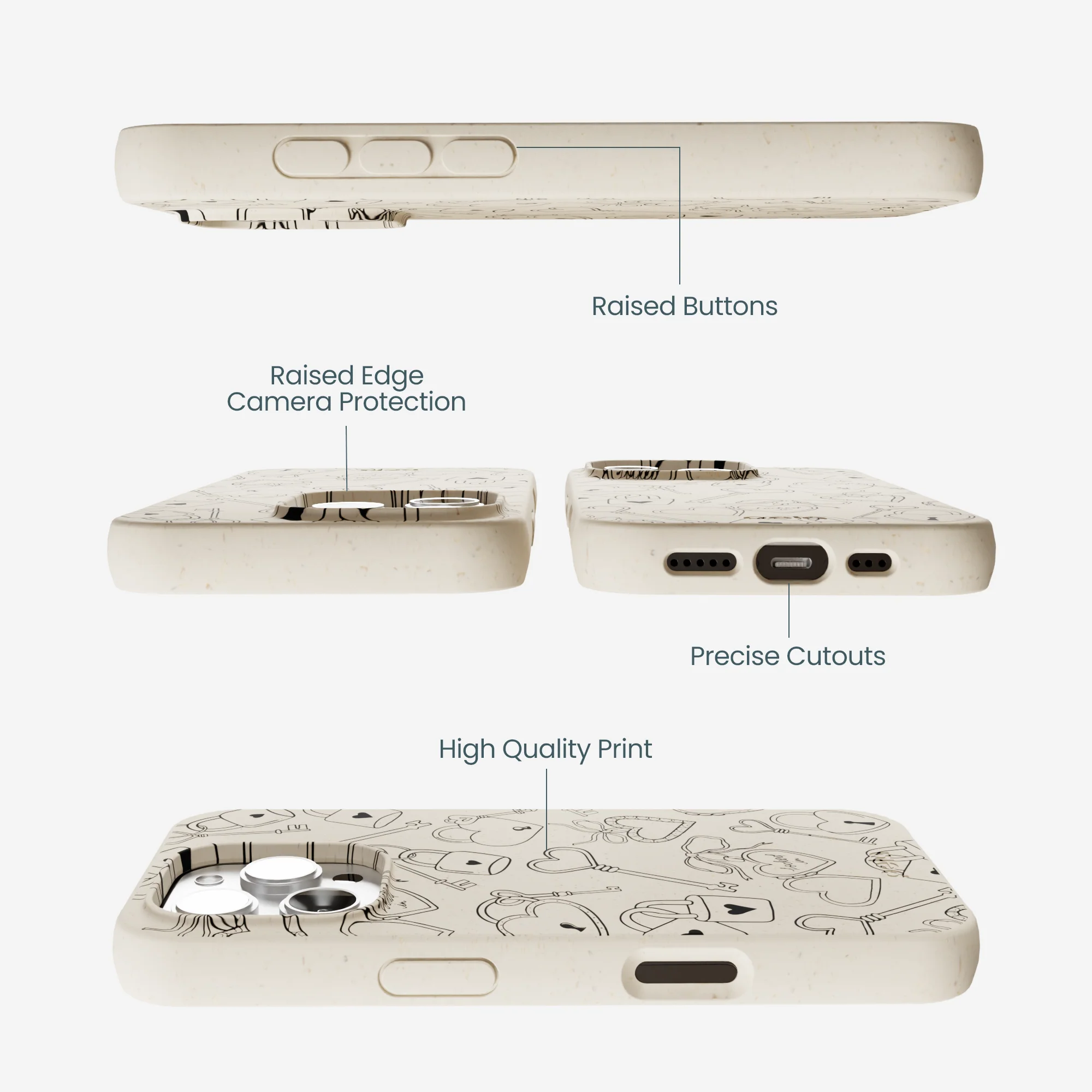 London Fog Locked In Love iPhone 16 Pro Max Case - Image 3