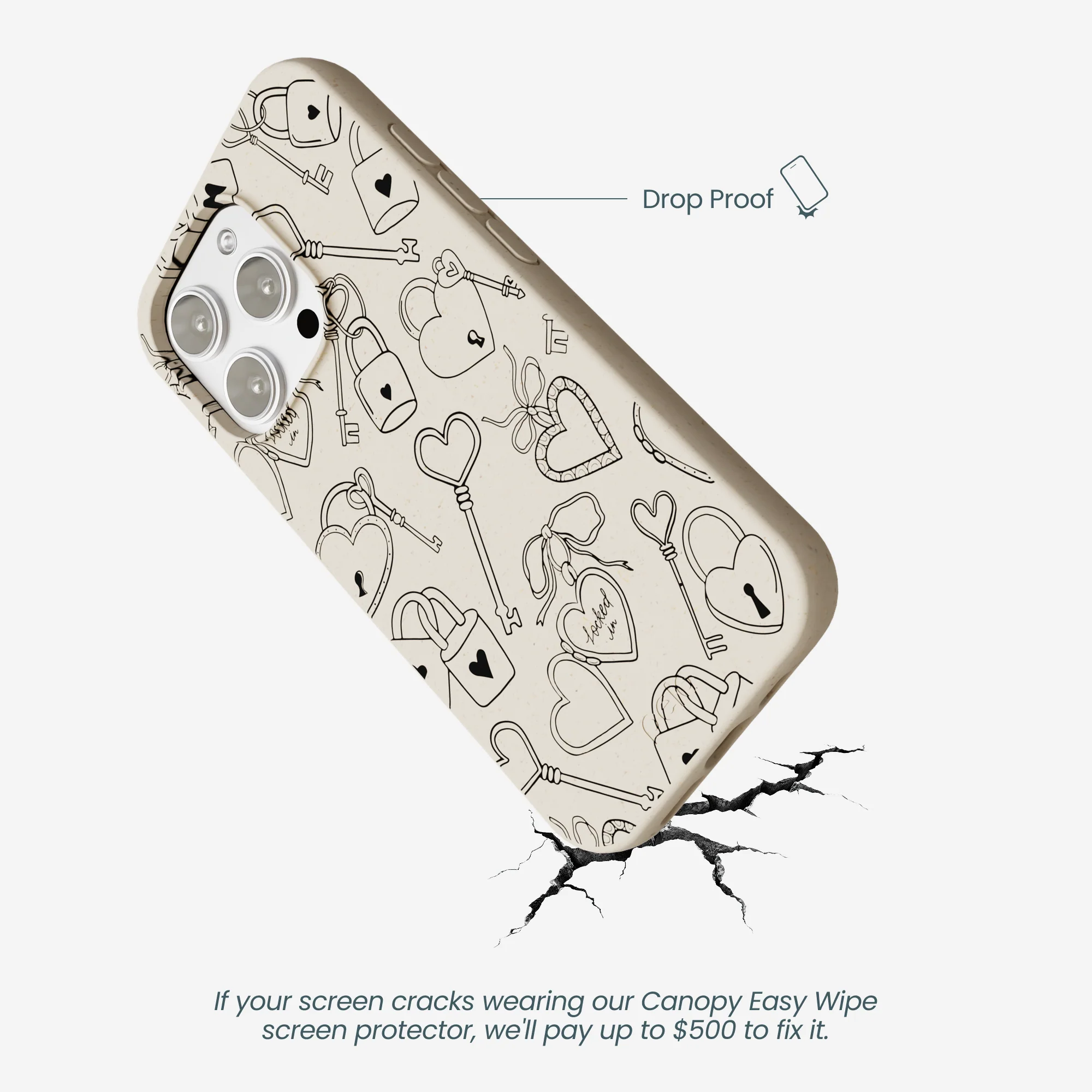 London Fog Locked In Love iPhone 16 Pro Max Case - Image 5