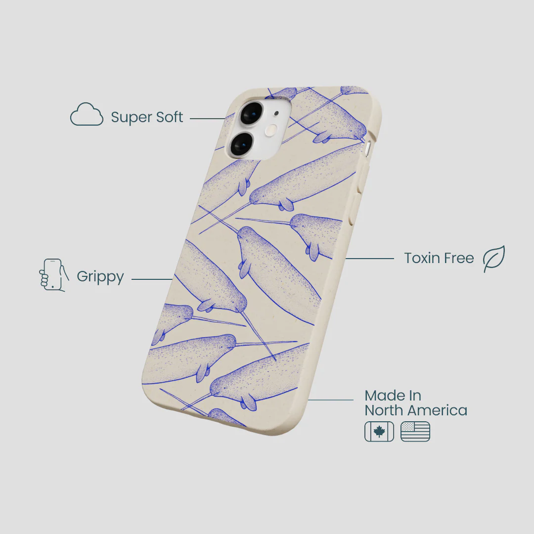 London Fog Magical Narwhal iPhone 12 Mini Case - Image 4