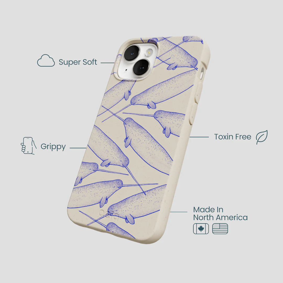 London Fog Magical Narwhal iPhone 13 Case - Image 4