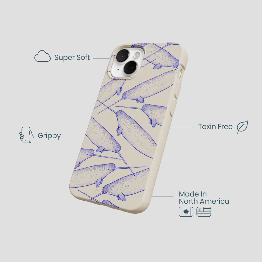 London Fog Magical Narwhal iPhone 13 Mini Case - Image 4