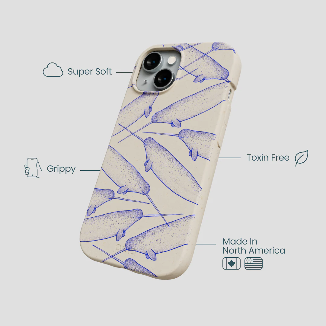 London Fog Magical Narwhal iPhone 14 Case - Image 4