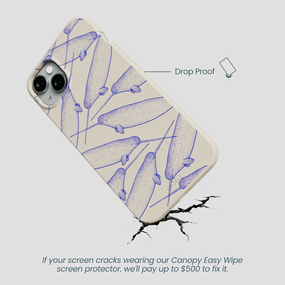 London Fog Magical Narwhal iPhone 14 Plus Case - Image 5