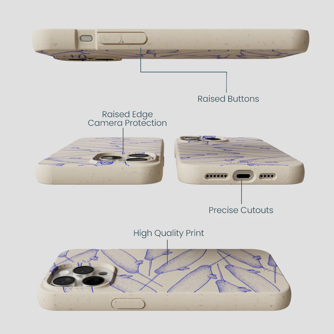 London Fog Magical Narwhal iPhone 14 Pro Max Case - Image 3