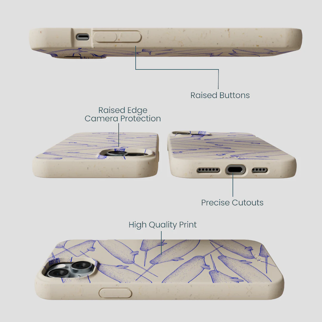 London Fog Magical Narwhal iPhone 15 Plus Case - Image 3