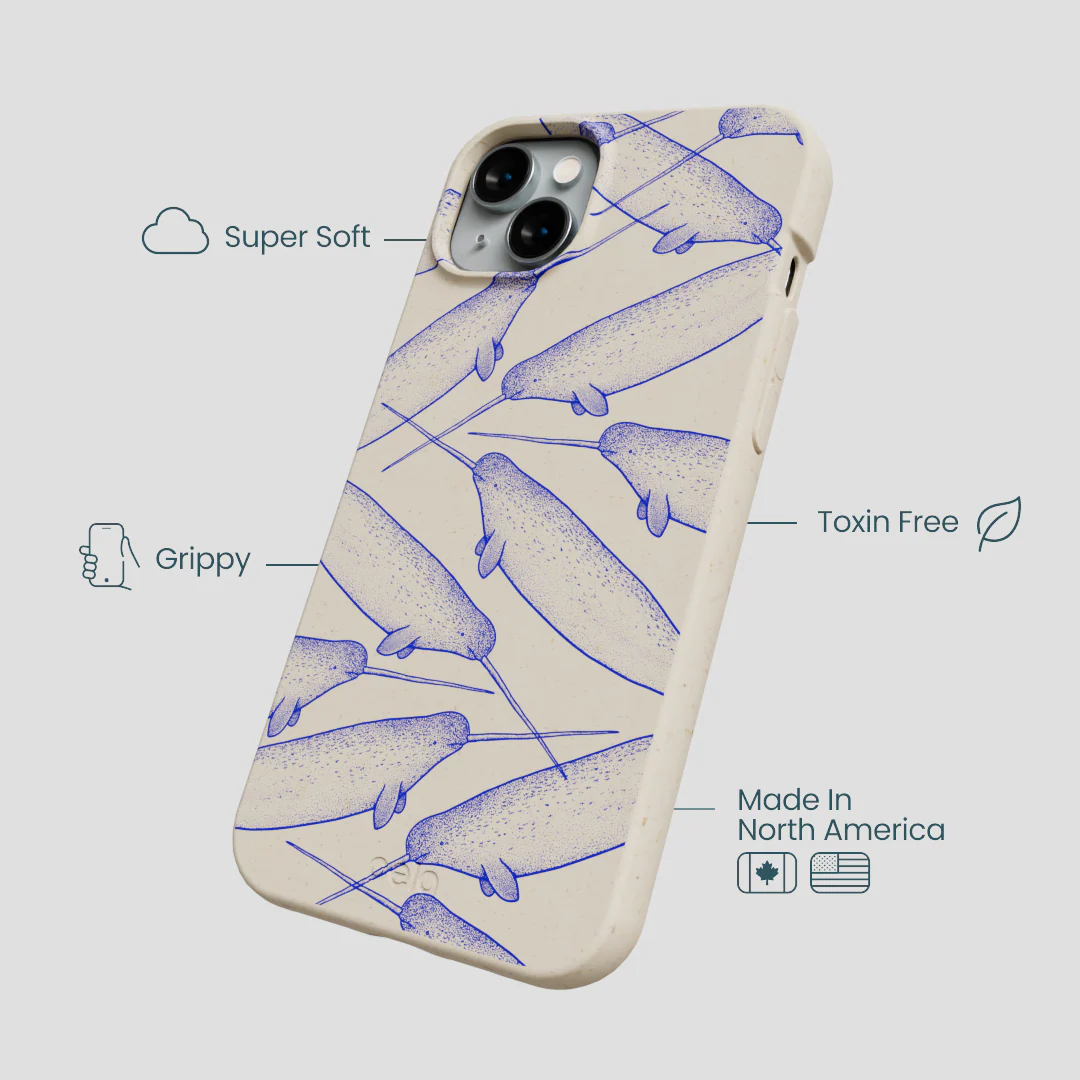 London Fog Magical Narwhal iPhone 15 Plus Case - Image 4