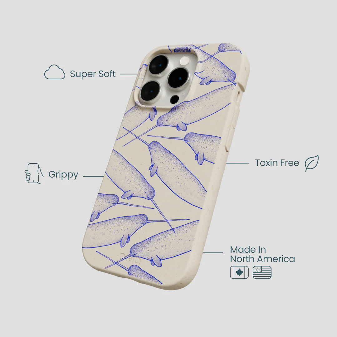 London Fog Magical Narwhal iPhone 15 Pro Case - Image 4