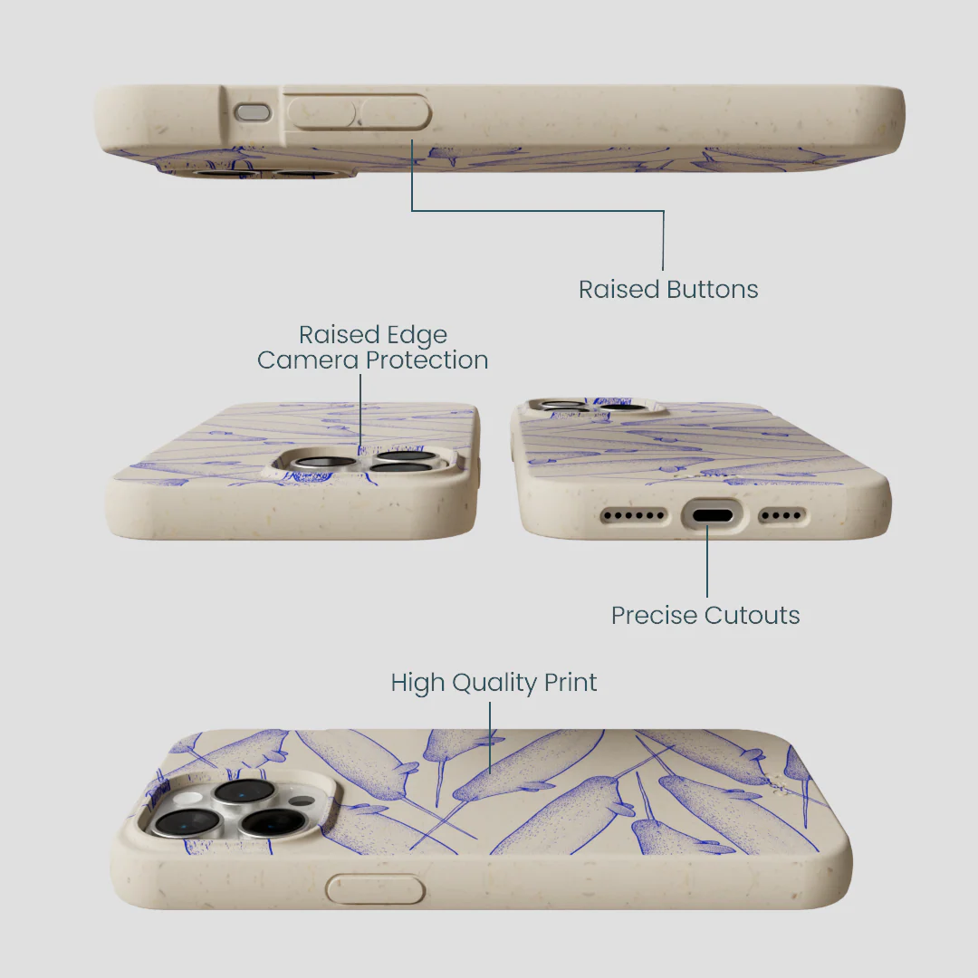 London Fog Magical Narwhal iPhone 15 Pro Max Case - Image 3