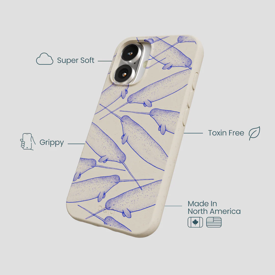 London Fog Magical Narwhal iPhone 16 Case - Image 4