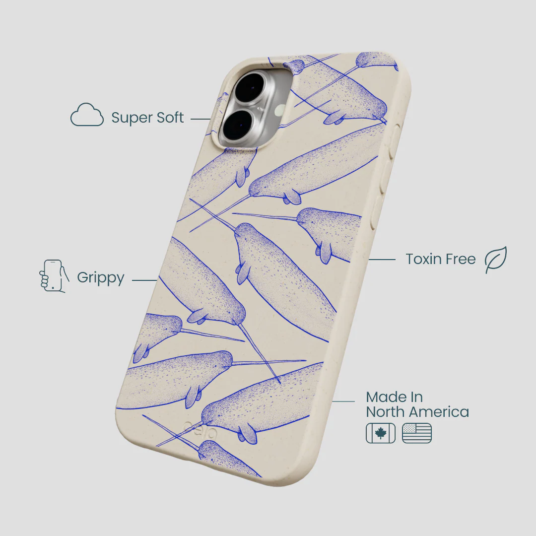 London Fog Magical Narwhal iPhone 16 Plus Case - Image 4