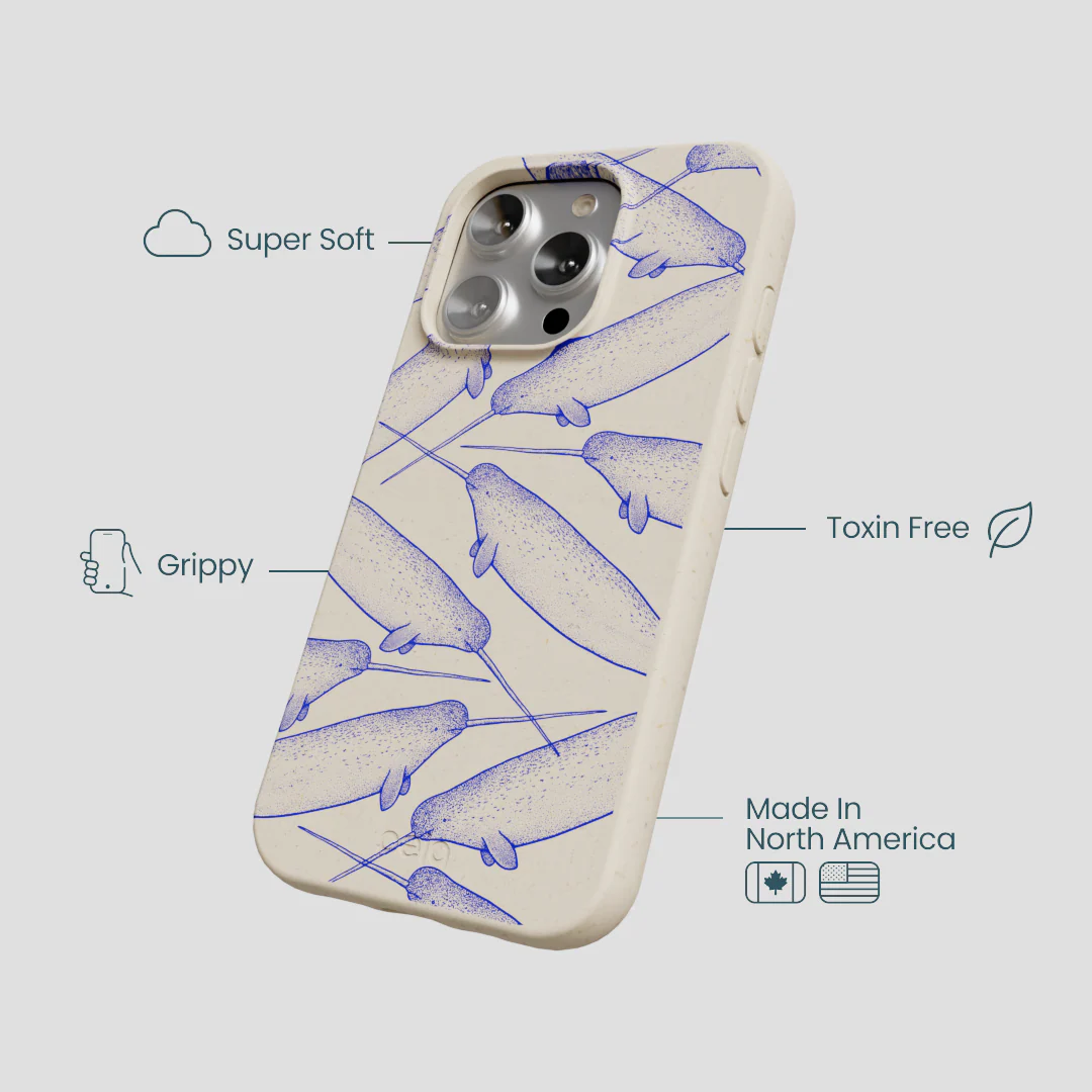London Fog Magical Narwhal iPhone 16 Pro Case - Image 4