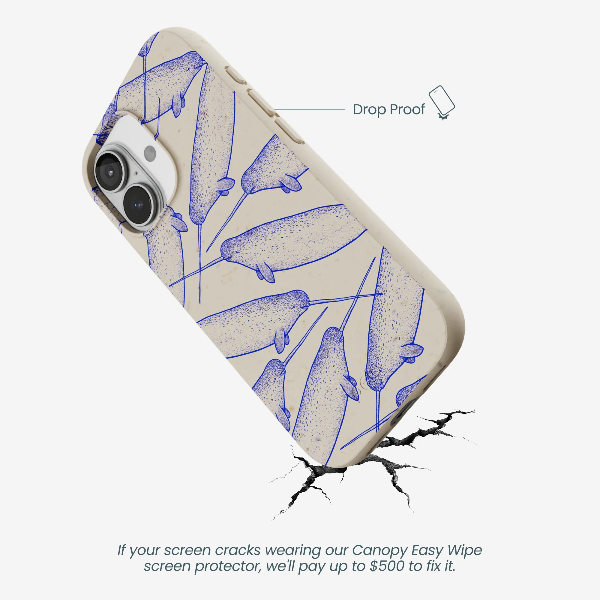 London Fog Magical Narwhal iPhone 17 Case - Image 5