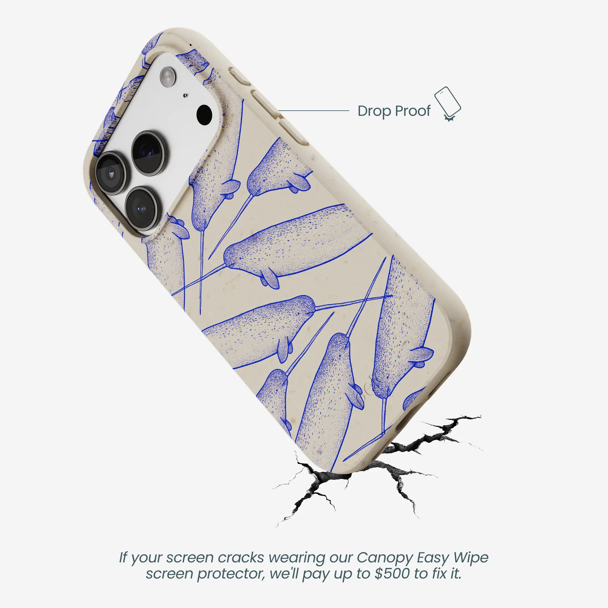 London Fog Magical Narwhal iPhone 17 Pro Case - Image 5