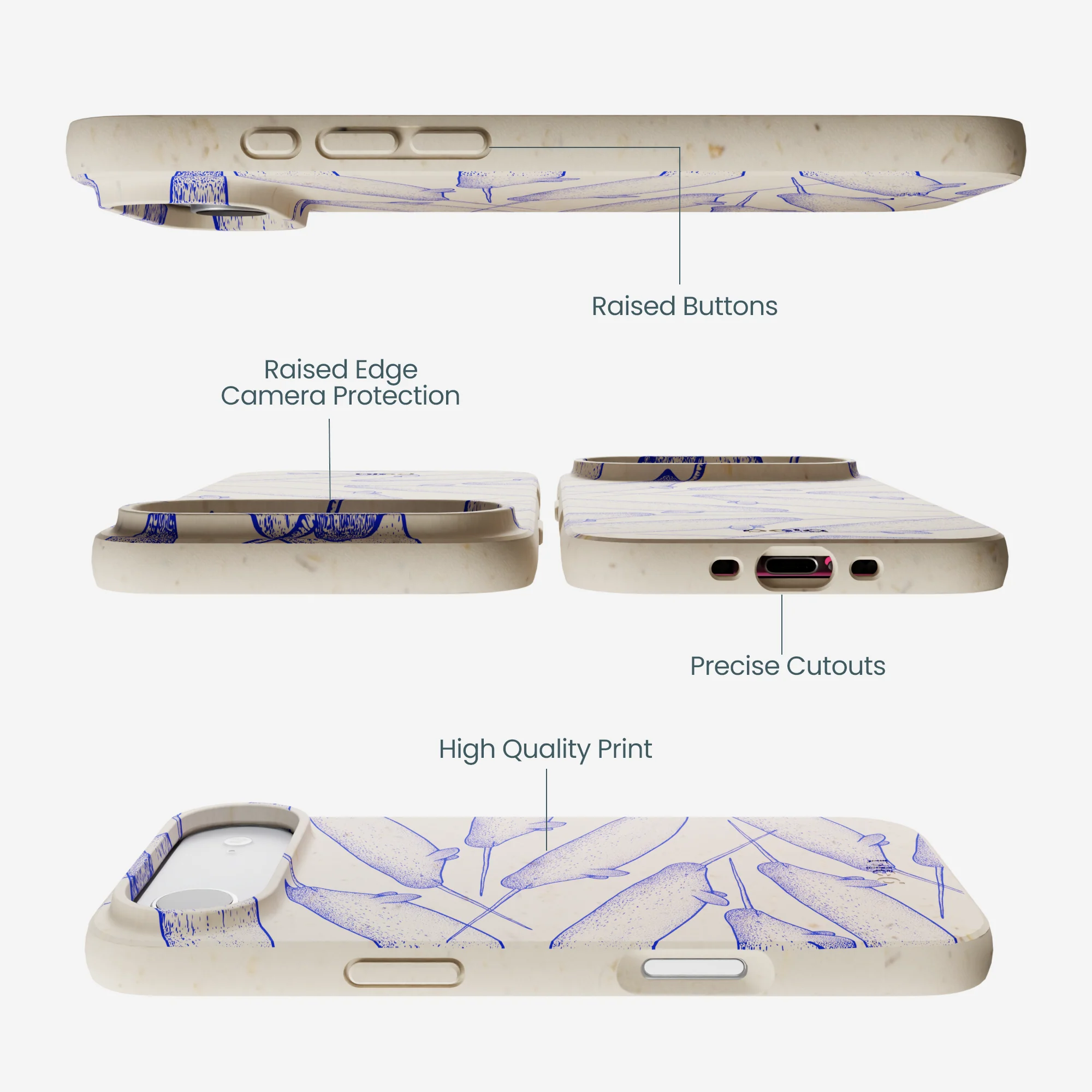 London Fog Magical Narwhal iPhone Air Case - Image 3