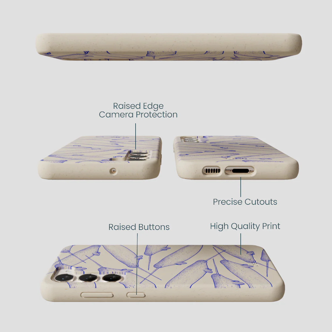 London Fog Magical Narwhal Samsung Galaxy S23+(Plus) Case - Image 3