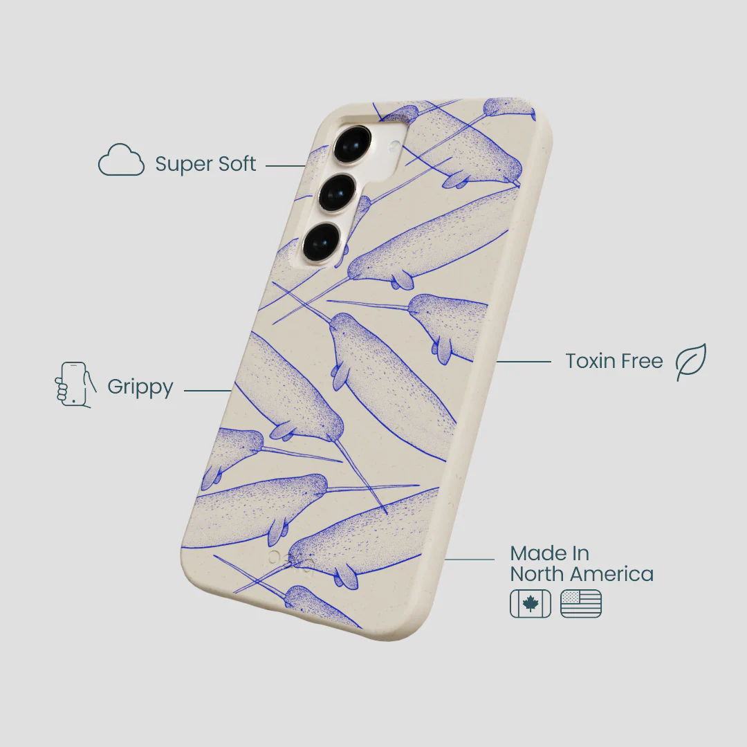 London Fog Magical Narwhal Samsung Galaxy S24 Case - Image 4