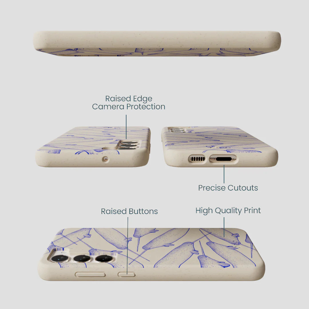 London Fog Magical Narwhal Samsung Galaxy S24+(Plus) Case - Image 3