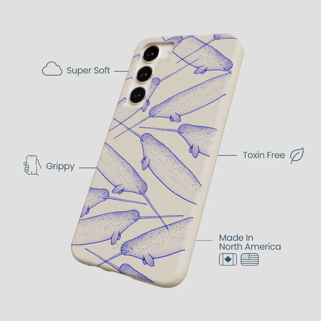 London Fog Magical Narwhal Samsung Galaxy S24+(Plus) Case - Image 4