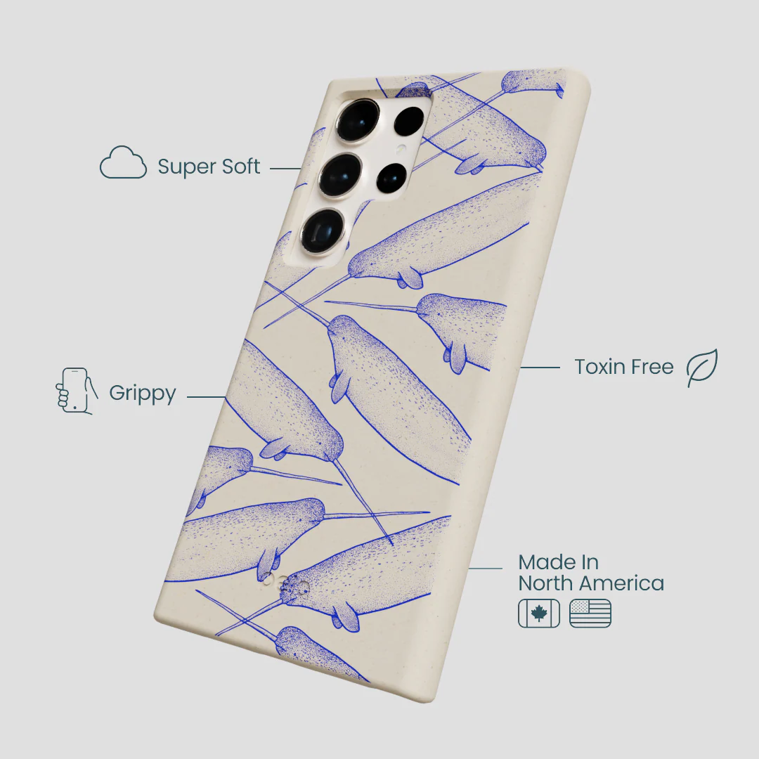 London Fog Magical Narwhal Samsung Galaxy S24 Ultra Case - Image 4