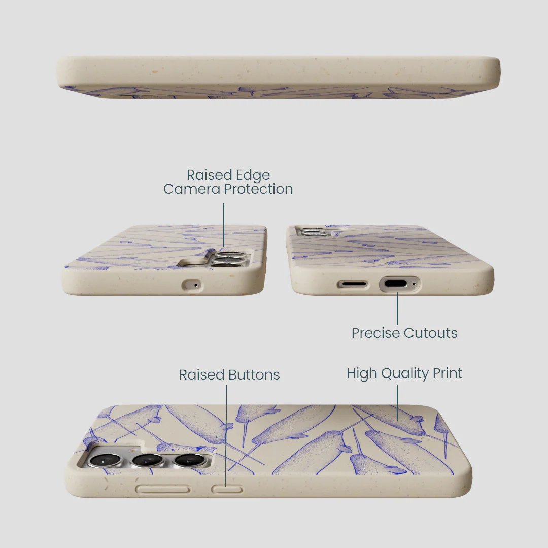 London Fog Magical Narwhal Samsung Galaxy S25+(Plus) Case - Image 3